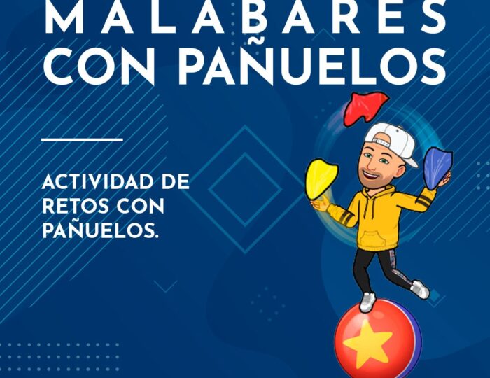 Retos de malabares con pañuelos.